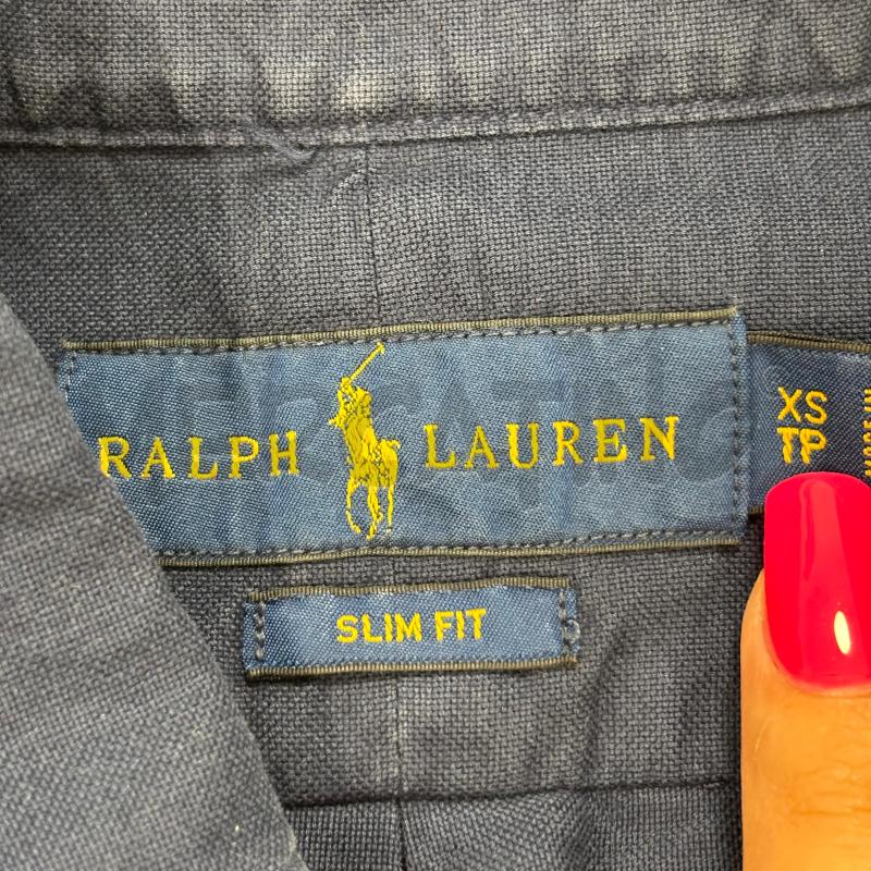 CAMICIA U RALPH LAUREN BLU CAVALLINO BLU SCURO  | Mercatino dell'Usato Roma torrevecchia 4