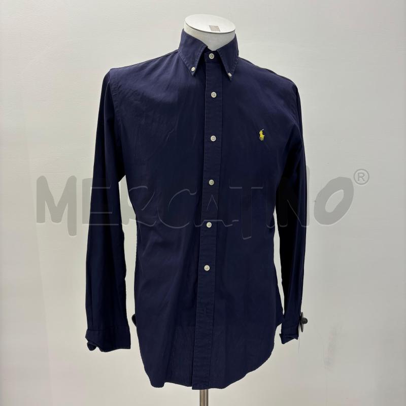 CAMICIA U RALPH LAUREN BLU NOTTE  | Mercatino dell'Usato Roma torrevecchia 1