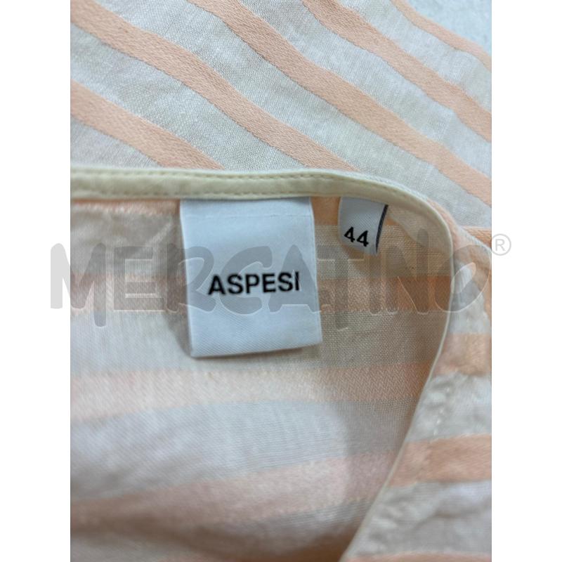 CANOTTA D ASPESI BEIGE RIGHE ARANCIONI MISTO LINO | Mercatino dell'Usato Roma torrevecchia 4