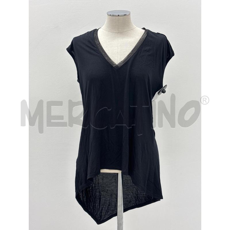 CANOTTA D BCBG MAXZRIA NERA BACK TRAFORATO | Mercatino dell'Usato Roma torrevecchia 1