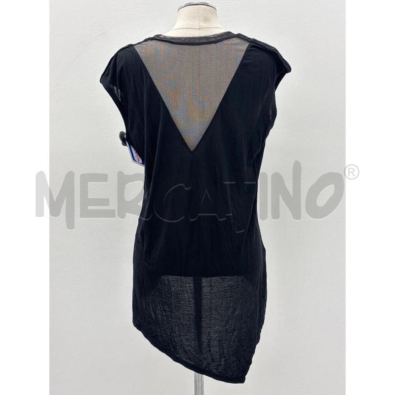 CANOTTA D BCBG MAXZRIA NERA BACK TRAFORATO | Mercatino dell'Usato Roma torrevecchia 3