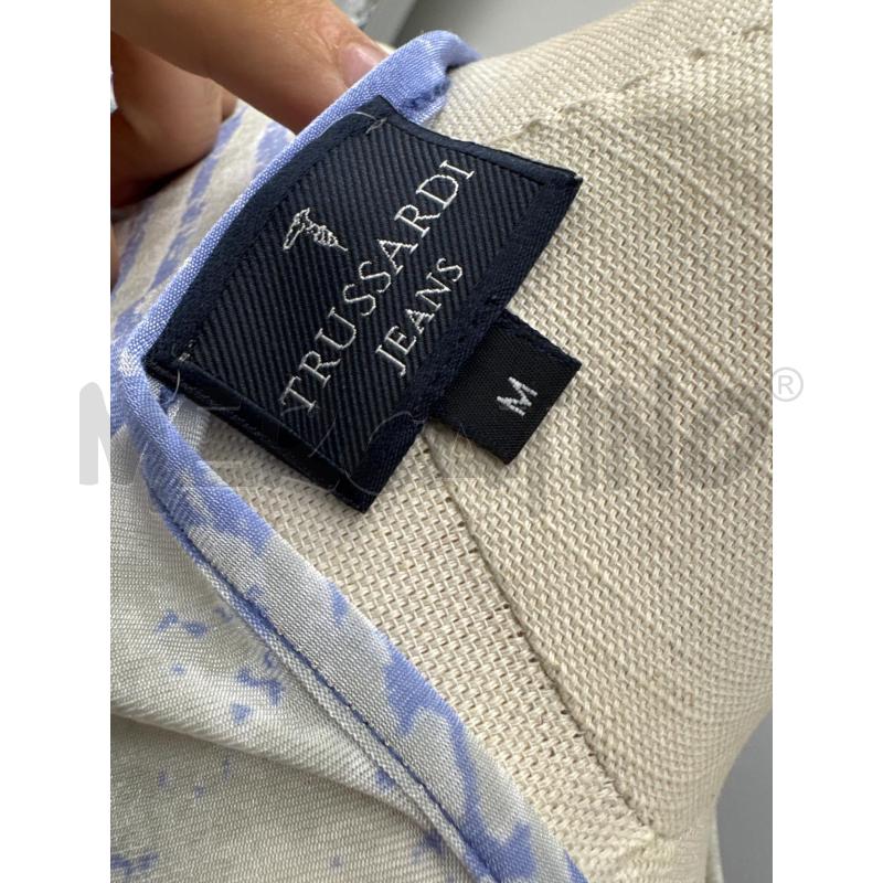 CANOTTA D TRUSSARDI JEANS BLU SCRITTE | Mercatino dell'Usato Roma torrevecchia 4