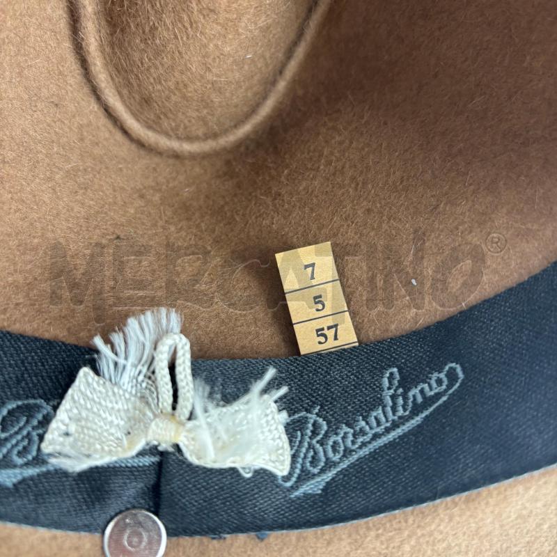 CAPPELLO BORSALINO BEIGE FIBIA CAPPELLO | Mercatino dell'Usato Roma torrevecchia 4