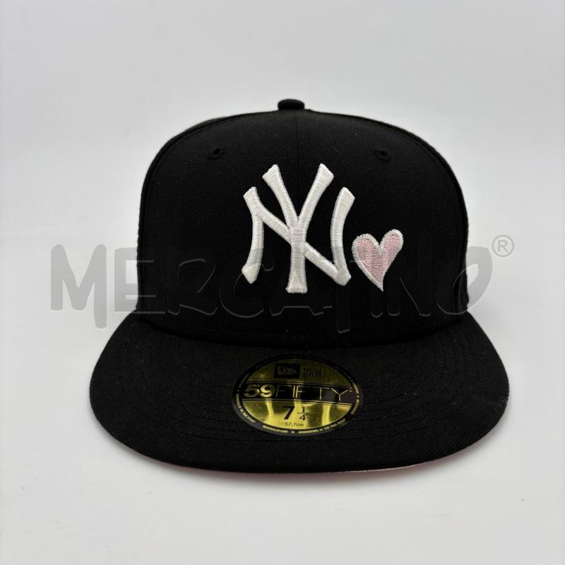 CAPPELLO U NEW ERA NERO CUORE  | Mercatino dell'Usato Roma torrevecchia 1