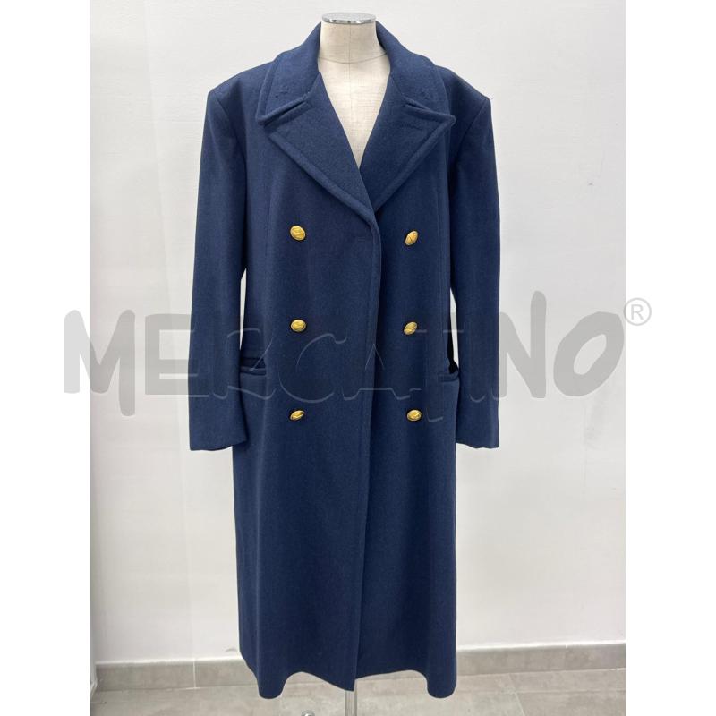 CAPPOTTO AEREONAUTICA BLU LANA DOPPIO PETTO VINTAGE | Mercatino dell'Usato Roma torrevecchia 1