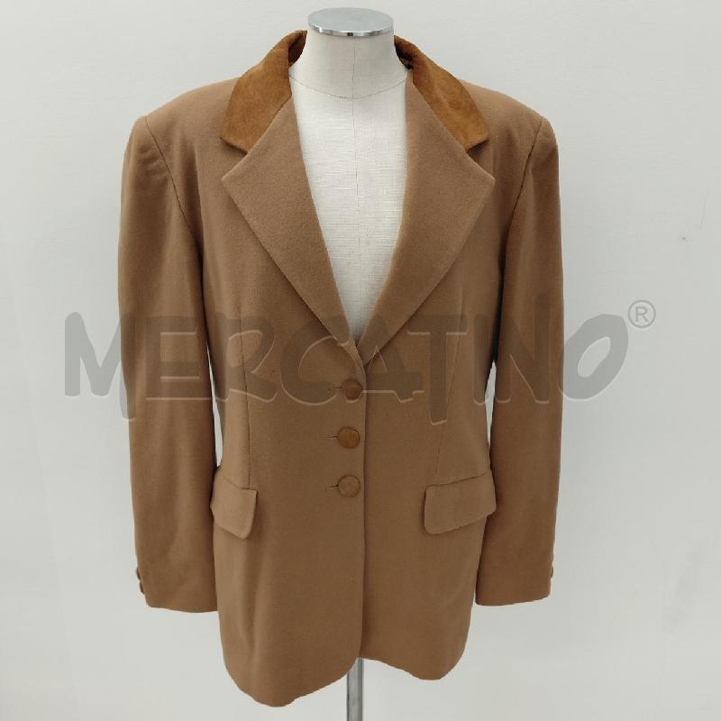CAPPOTTO D CASHMERE MARRONE CHIARO SCURO 3 BOTTONI | Mercatino dell'Usato Roma torrevecchia 1