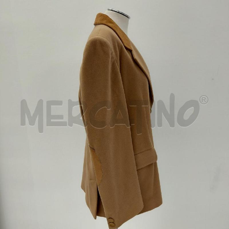 CAPPOTTO D CASHMERE MARRONE CHIARO SCURO 3 BOTTONI | Mercatino dell'Usato Roma torrevecchia 2