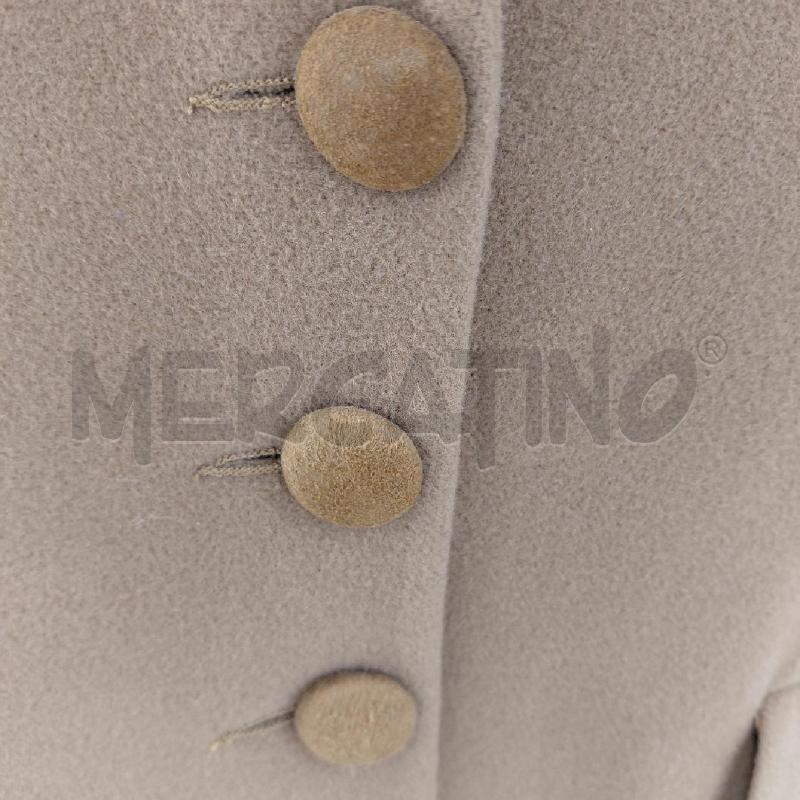 CAPPOTTO D CASHMERE MARRONE CHIARO SCURO 3 BOTTONI | Mercatino dell'Usato Roma torrevecchia 4