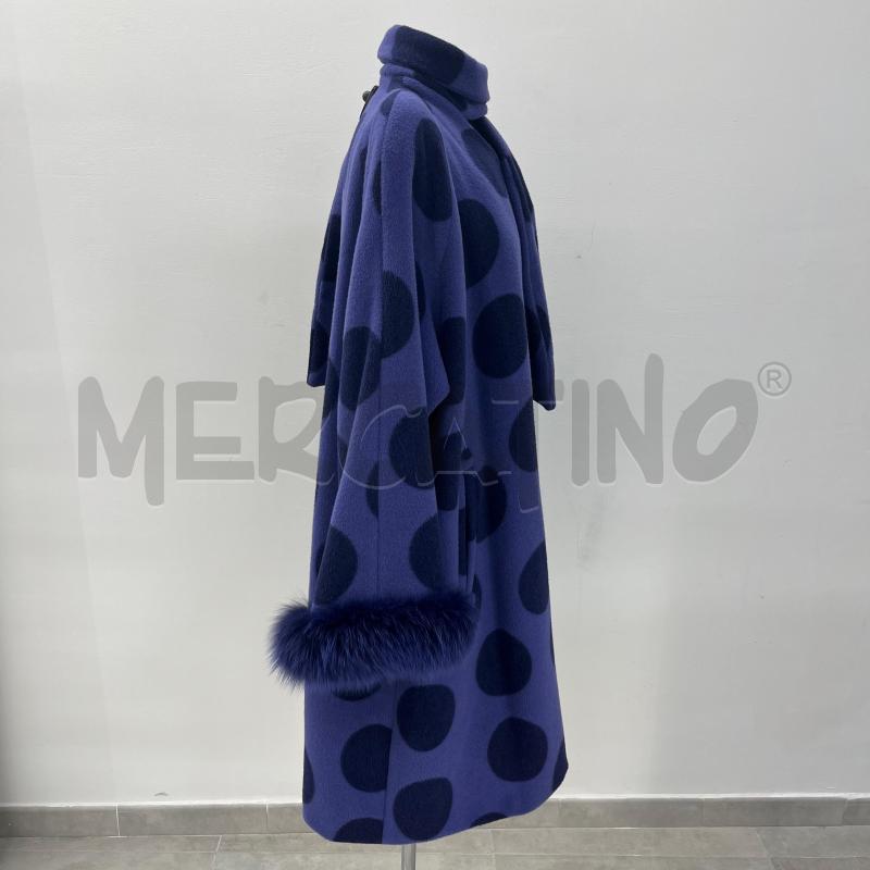 CAPPOTTO D GAI MATTIOLO VIOLA POIS SCURI | Mercatino dell'Usato Roma torrevecchia 2