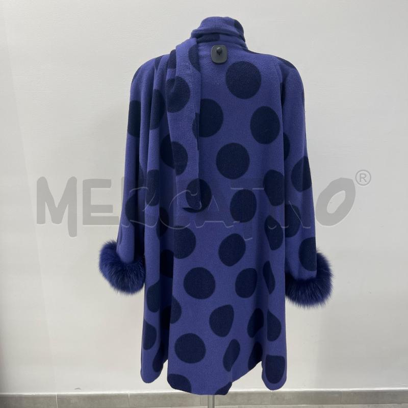 CAPPOTTO D GAI MATTIOLO VIOLA POIS SCURI | Mercatino dell'Usato Roma torrevecchia 3