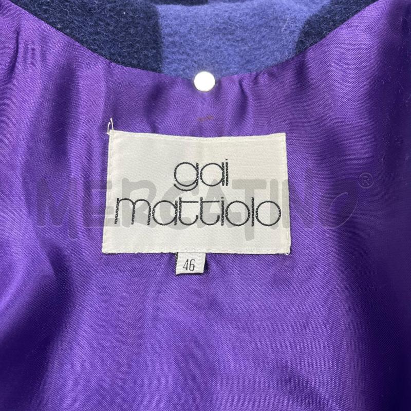 CAPPOTTO D GAI MATTIOLO VIOLA POIS SCURI | Mercatino dell'Usato Roma torrevecchia 4