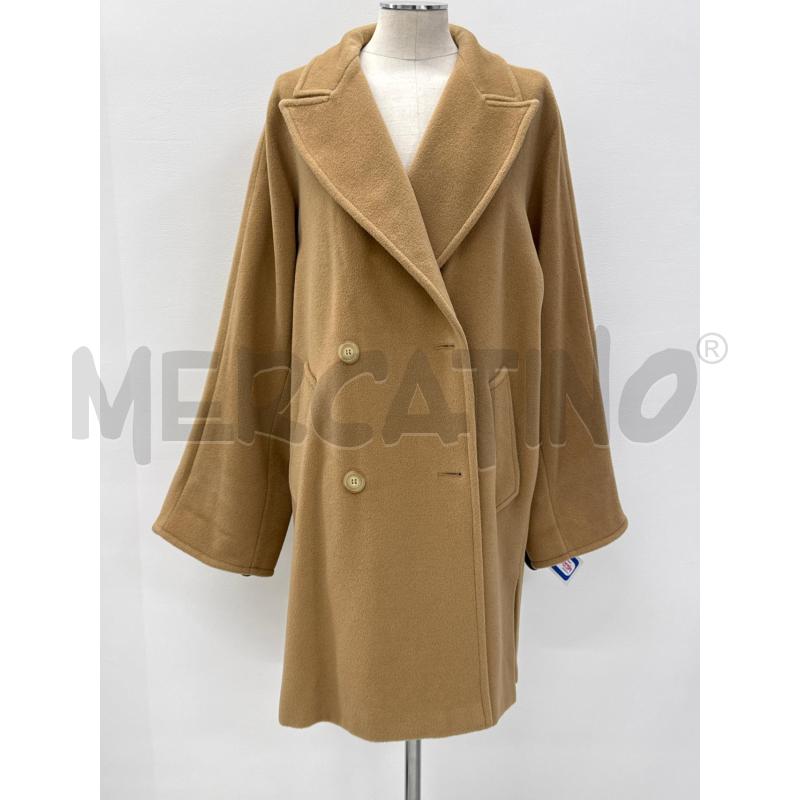 CAPPOTTO D MAX MARA BEIGE BOTONI MARRONI  | Mercatino dell'Usato Roma torrevecchia 1