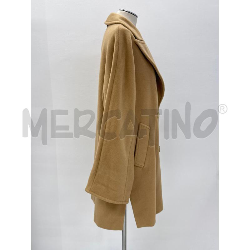CAPPOTTO D MAX MARA BEIGE BOTONI MARRONI  | Mercatino dell'Usato Roma torrevecchia 2