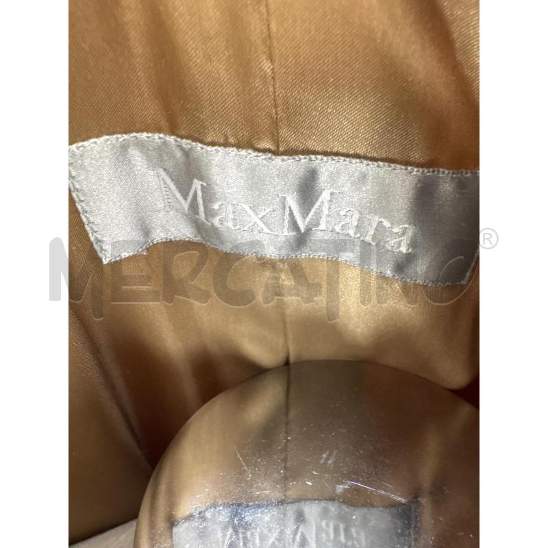 CAPPOTTO D MAX MARA BEIGE BOTONI MARRONI  | Mercatino dell'Usato Roma torrevecchia 4