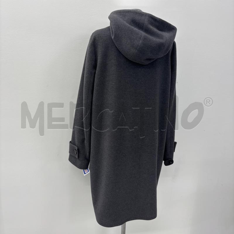 CAPPOTTO D PESERICO GRIGIO LANA MISTO SETA CAPPUCCIO | Mercatino dell'Usato Roma torrevecchia 3