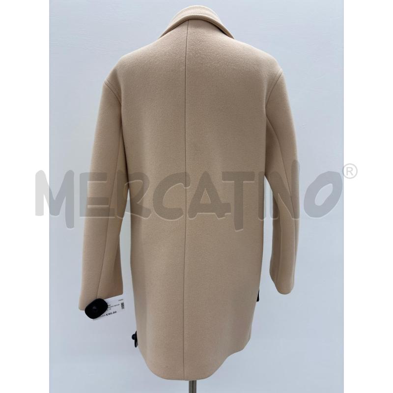CAPPOTTO SANDRO BEIGE ZIP NERE | Mercatino dell'Usato Roma torrevecchia 3