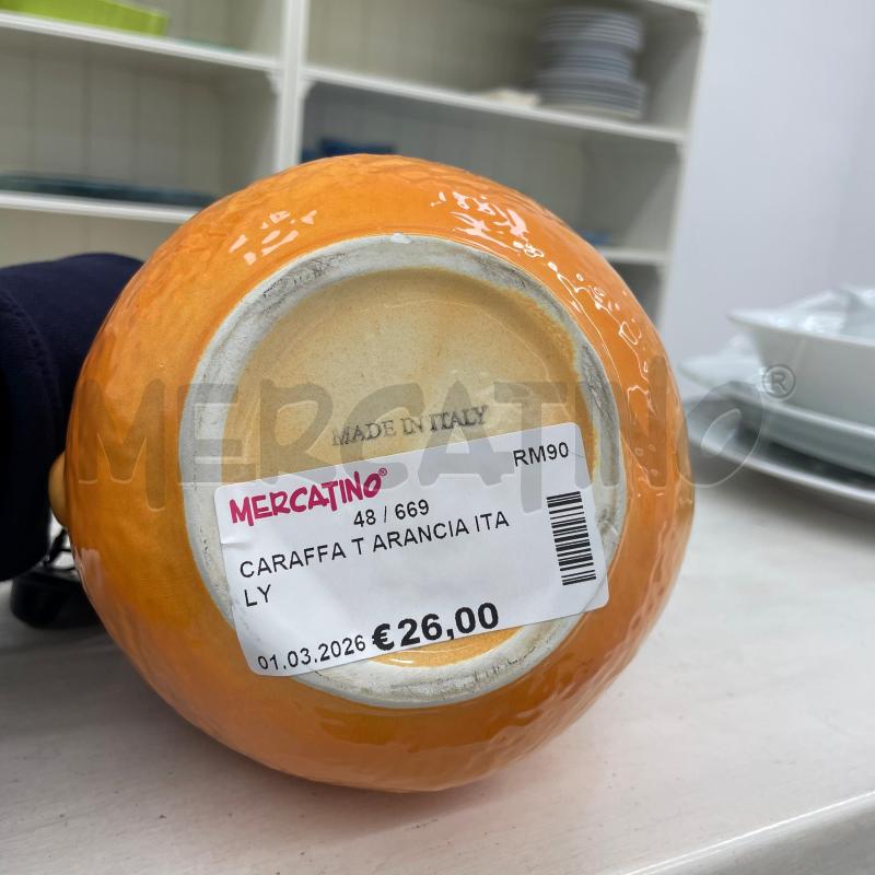 CARAFFA T ARANCIA ITALY | Mercatino dell'Usato Roma torrevecchia 4