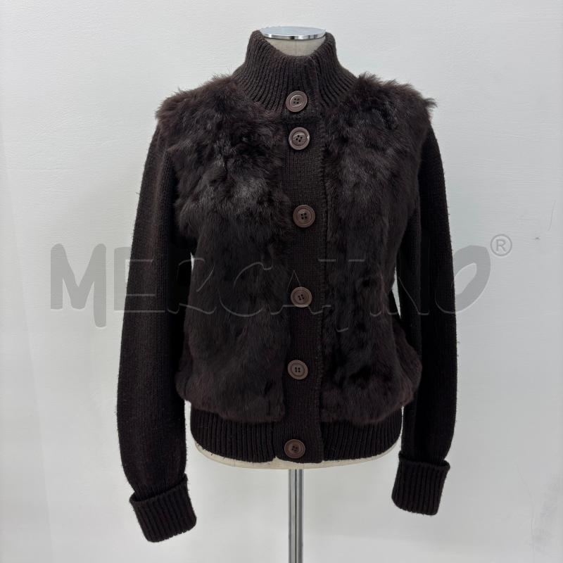 CARDIGAN D MARELLA MARRONE LAPIN | Mercatino dell'Usato Roma torrevecchia 1