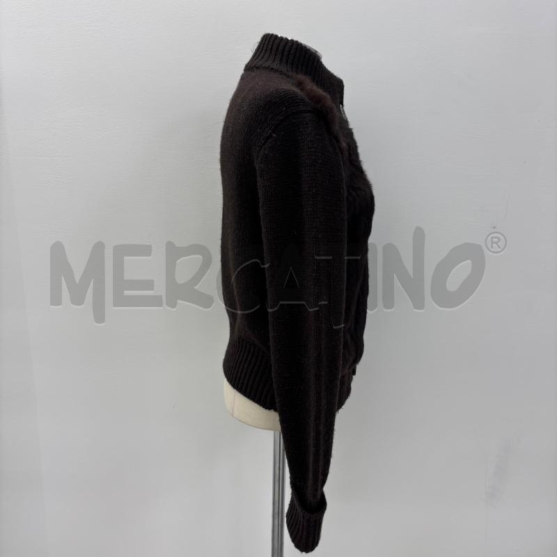 CARDIGAN D MARELLA MARRONE LAPIN | Mercatino dell'Usato Roma torrevecchia 2