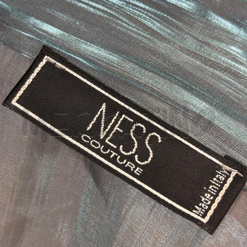CARDIGAN D NESS COUTURE BLU SATINATO | Mercatino dell'Usato Roma torrevecchia 5