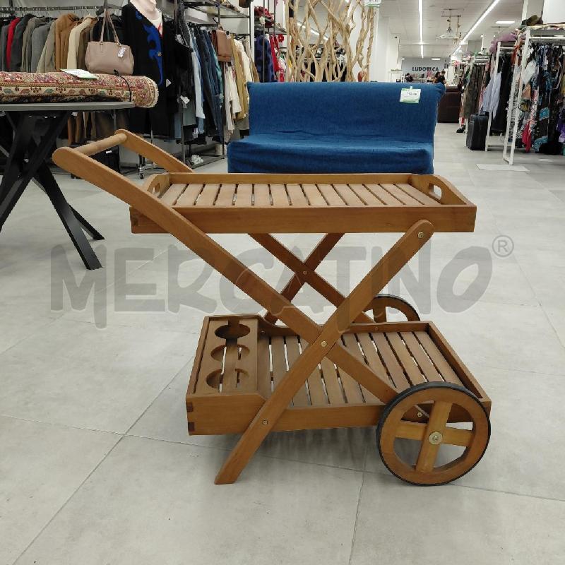 CARRELLO TEAK | Mercatino dell'Usato Roma torrevecchia 1