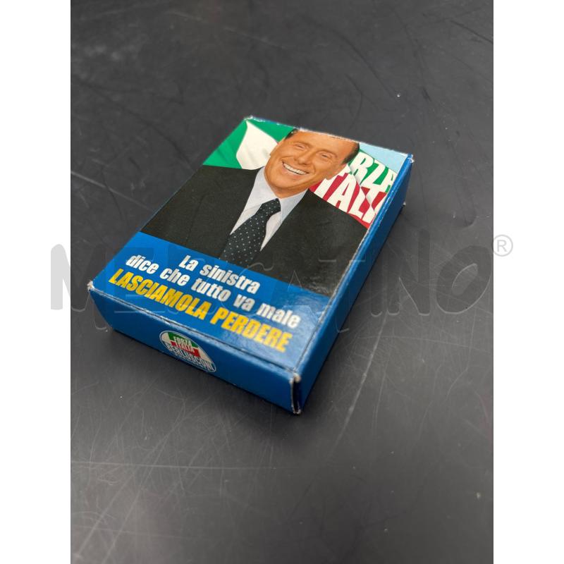 CARTE GIOCO BERLUSCONI FORZA ITALIA | Mercatino dell'Usato Roma torrevecchia 3