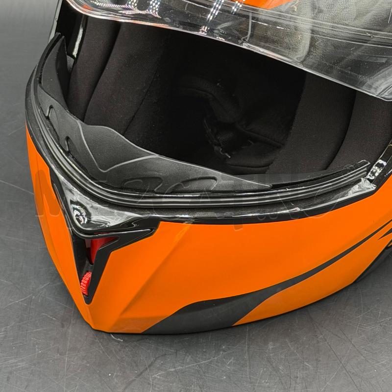 CASCO INTEGRALE SOUL RACE NERO ARANCIO | Mercatino dell'Usato Roma torrevecchia 2