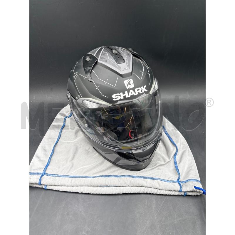 CASCO SHARK GRIGIO MECCA INTEGRALE XL | Mercatino dell'Usato Roma torrevecchia 1