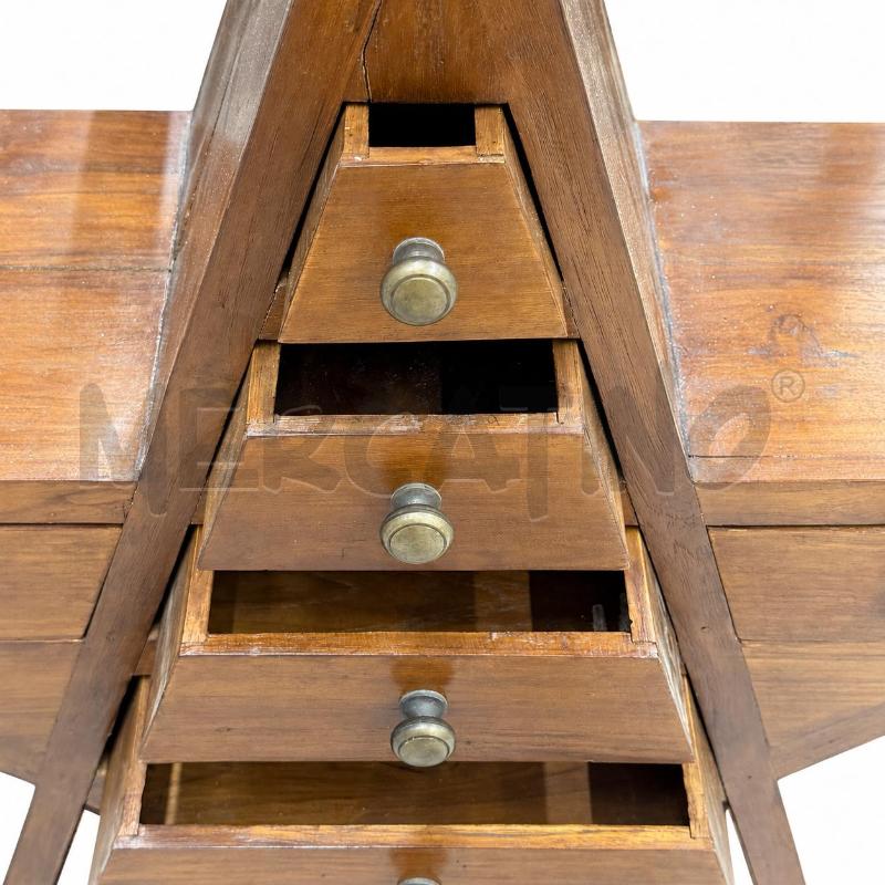 CASSETTIERA LEGNO STELLA | Mercatino dell'Usato Roma torrevecchia 3
