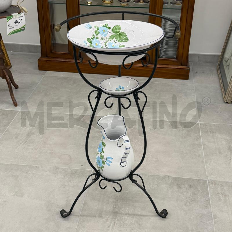 CATINO PZ.3 CERAMICA MARGHERITE CELESTI | Mercatino dell'Usato Roma torrevecchia 1
