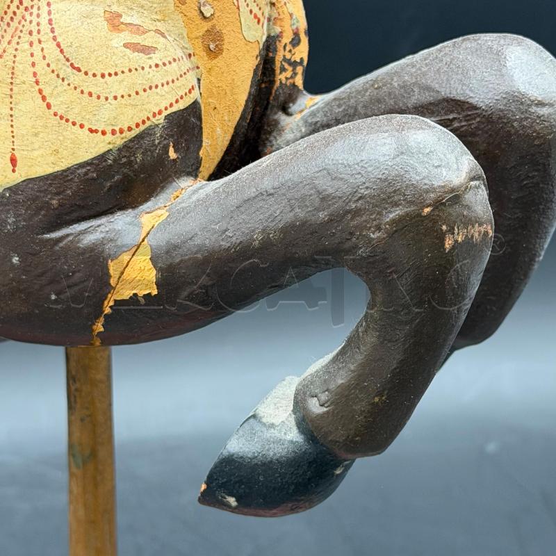 CAVALLO LEGNO ORIENTALE EPOCA | Mercatino dell'Usato Roma torrevecchia 3