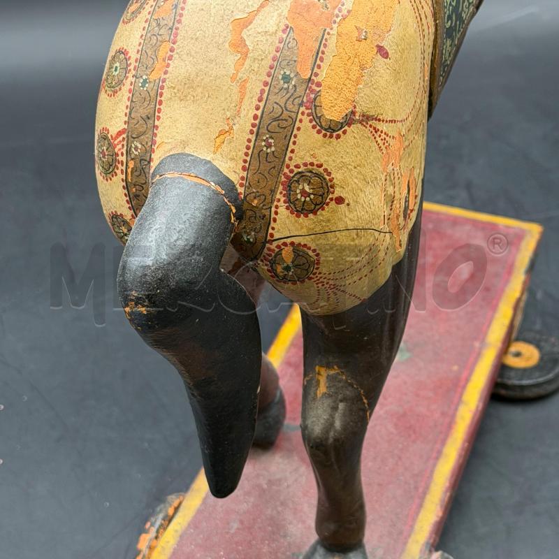 CAVALLO LEGNO ORIENTALE EPOCA | Mercatino dell'Usato Roma torrevecchia 5
