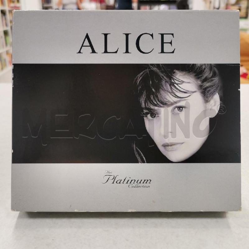 CD MUSICALE ALICE THE PLATINUM COLLECTION | Mercatino dell'Usato Roma torrevecchia 1