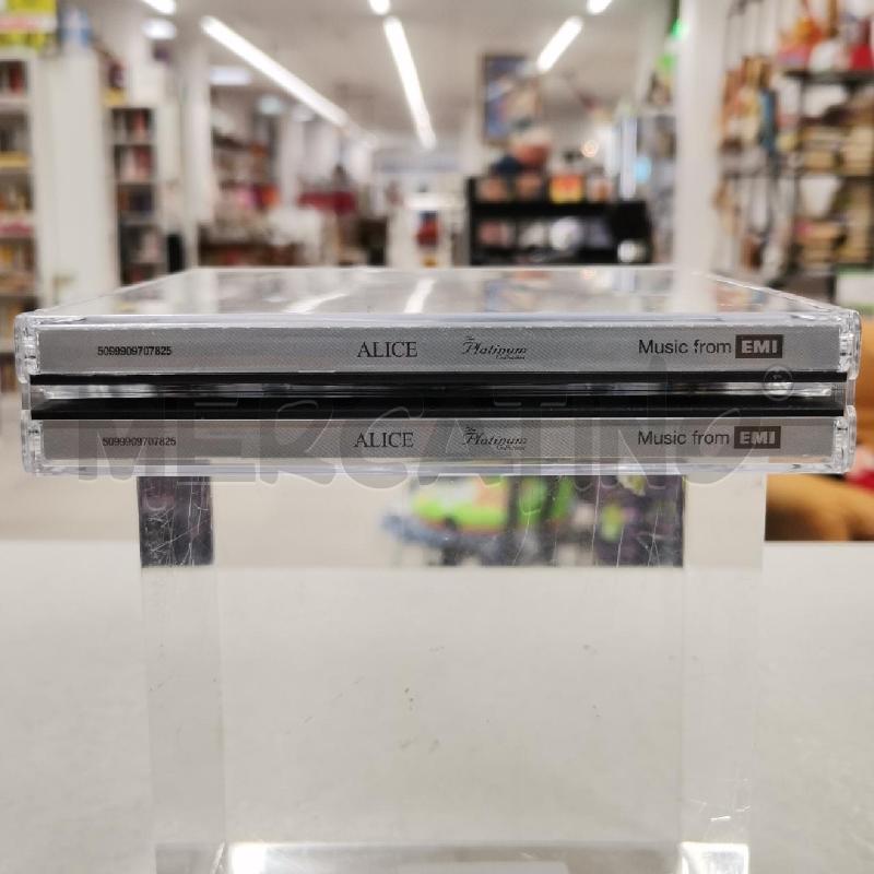 CD MUSICALE ALICE THE PLATINUM COLLECTION | Mercatino dell'Usato Roma torrevecchia 5