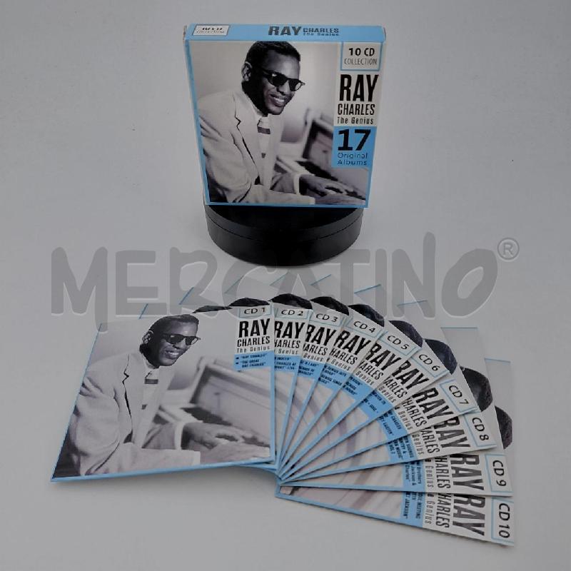 CD MUSICALE COFANETTO RAY CHARLES THE GENIUS | Mercatino dell'Usato Roma torrevecchia 2