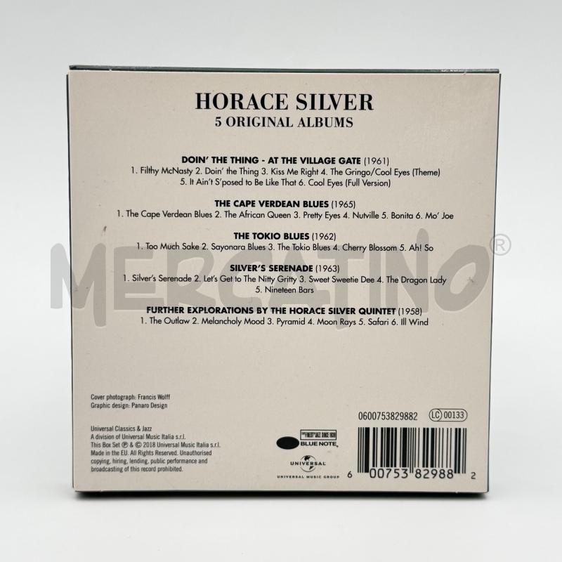 CD MUSICALE HORACE SILVER 5 ORIGINAL ALBUMS | Mercatino dell'Usato Roma torrevecchia 2