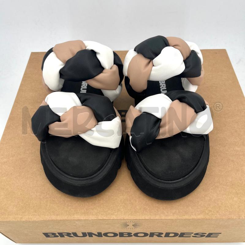 CIABATTE D BRUNO BORDESE FASCE BIANCA NERA BEIGE | Mercatino dell'Usato Roma torrevecchia 2