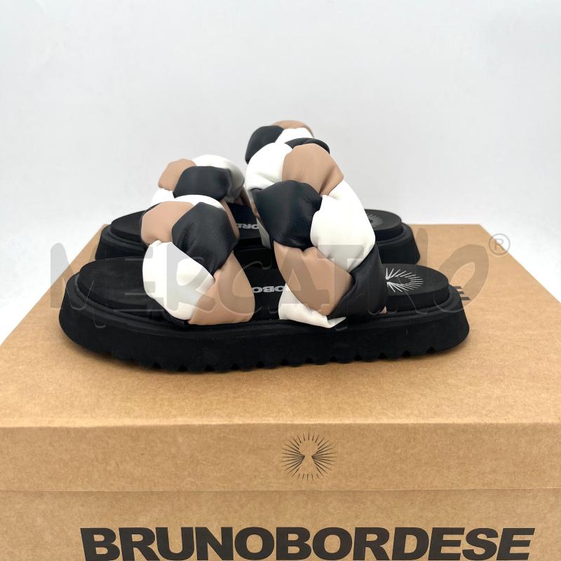 CIABATTE D BRUNO BORDESE FASCE BIANCA NERA BEIGE | Mercatino dell'Usato Roma torrevecchia 3