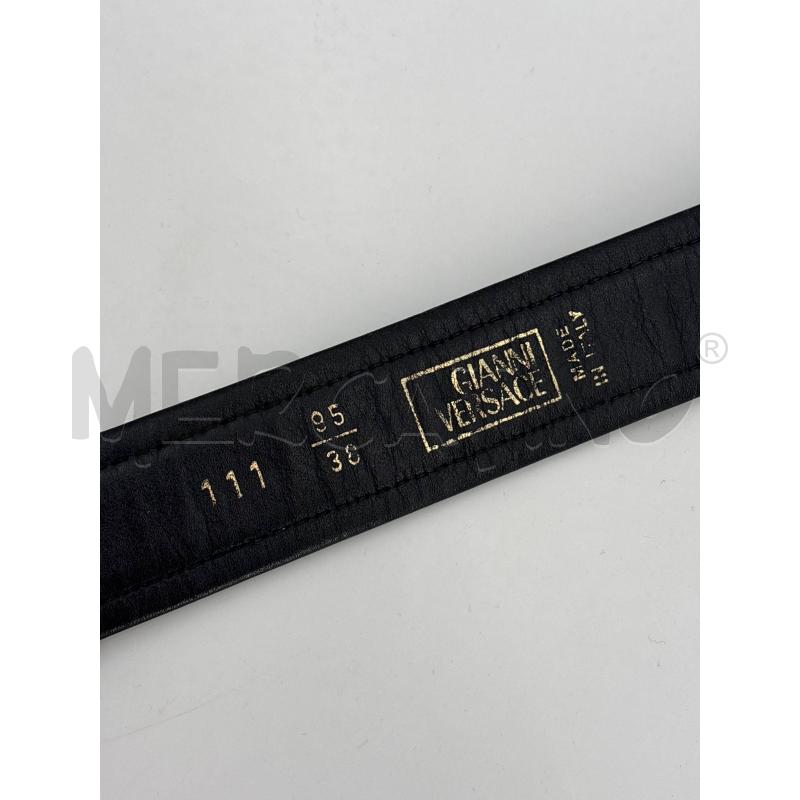 CINTURA U GIANNI VERSACE NERA SFERE ARGENTATE | Mercatino dell'Usato Roma torrevecchia 2