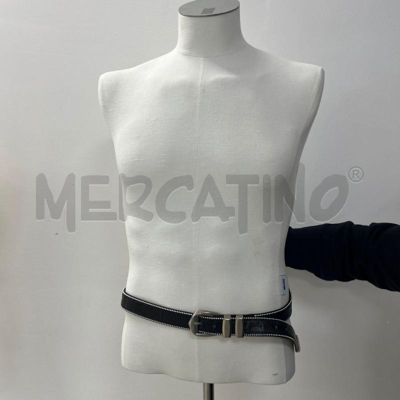CINTURA U GIANNI VERSACE NERA SFERE ARGENTATE | Mercatino dell'Usato Roma torrevecchia 5