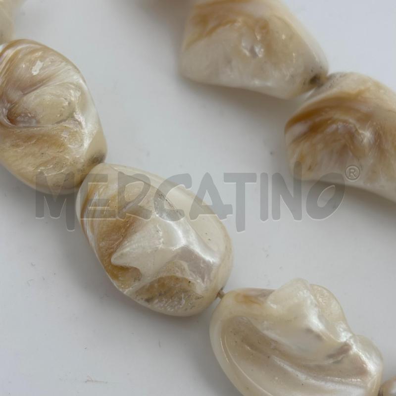 COLLANA BIANCA PIETRE CERCHIO | Mercatino dell'Usato Roma torrevecchia 3