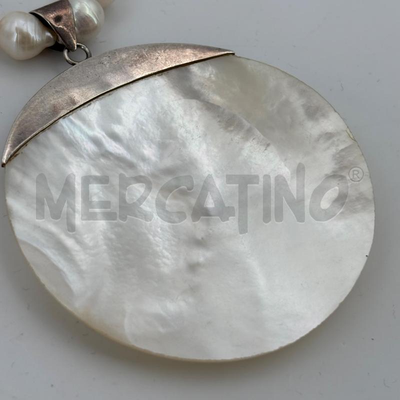 COLLANA BIANCA PIETRE CERCHIO | Mercatino dell'Usato Roma torrevecchia 4