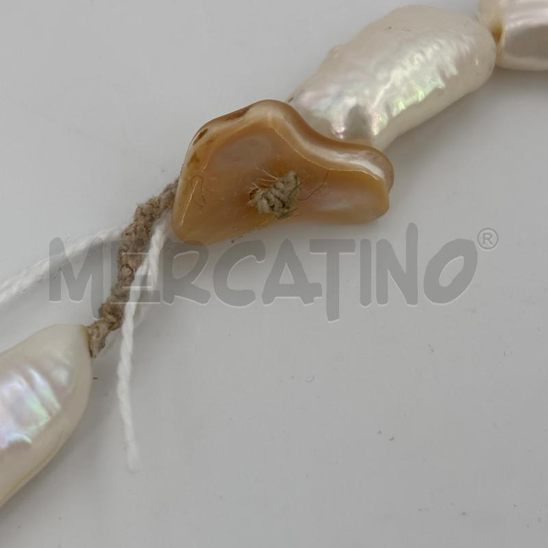 COLLANA BIANCA PIETRE CERCHIO | Mercatino dell'Usato Roma torrevecchia 5