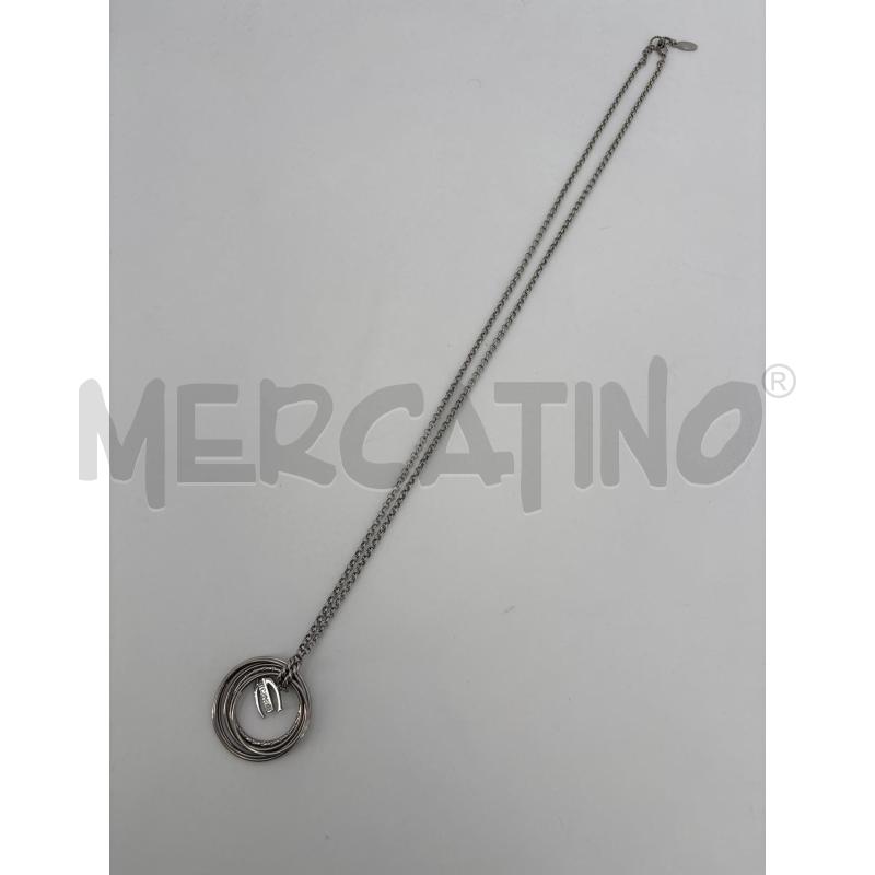 COLLANA JUST CAVALLI ARGENT CERCHI | Mercatino dell'Usato Roma torrevecchia 2
