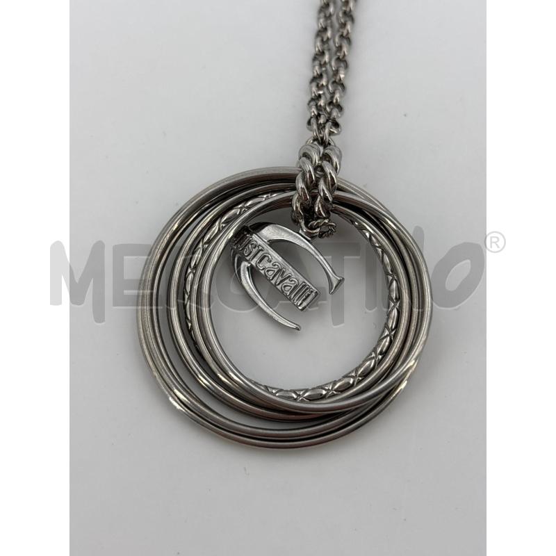 COLLANA JUST CAVALLI ARGENT CERCHI | Mercatino dell'Usato Roma torrevecchia 3