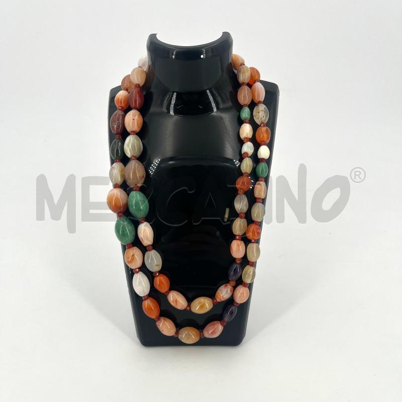 COLLANA MALFATTI ARGE PIETRE COLORATE | Mercatino dell'Usato Roma torrevecchia 1