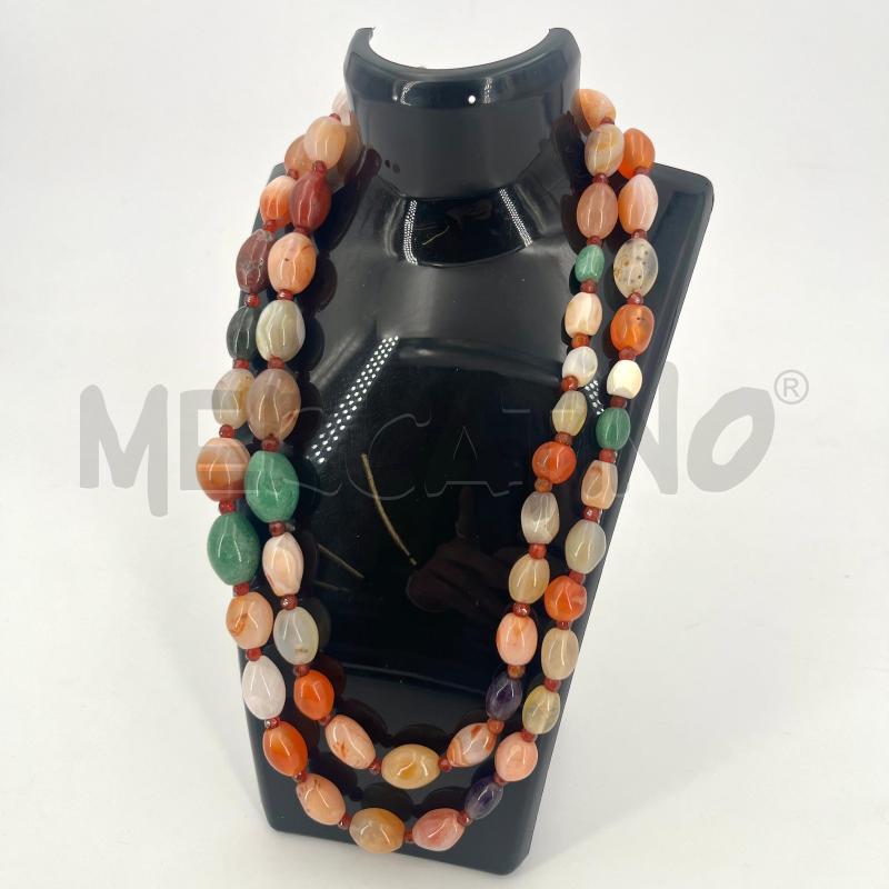 COLLANA MALFATTI ARGE PIETRE COLORATE | Mercatino dell'Usato Roma torrevecchia 2