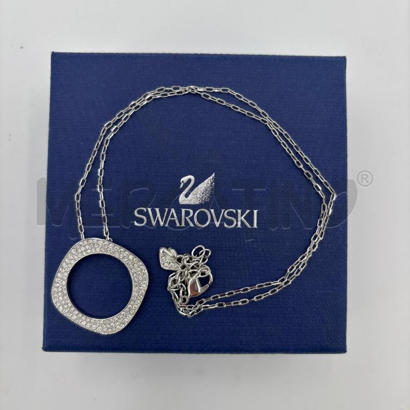 COLLANA SWAROVSKI ARGENT CHARM ROMBO FORATO  | Mercatino dell'Usato Roma torrevecchia 1