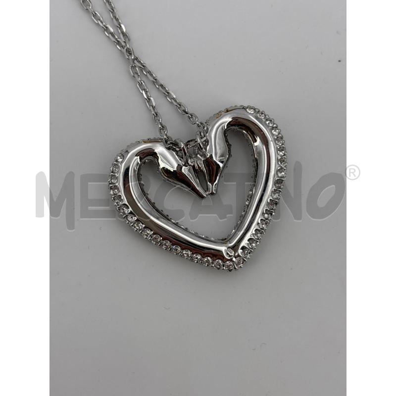 COLLANA SWAROVSKI CUORE CIGNI | Mercatino dell'Usato Roma torrevecchia 3