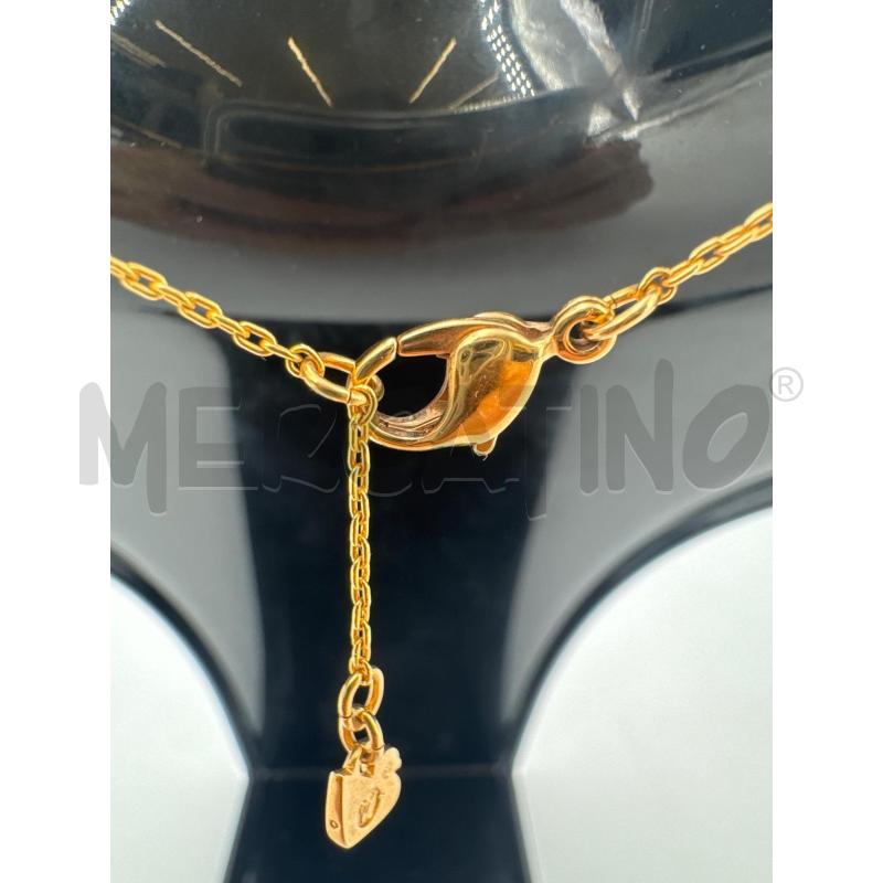 COLLANA SWAROVSKI DORATA CERCHIO STRASS | Mercatino dell'Usato Roma torrevecchia 3